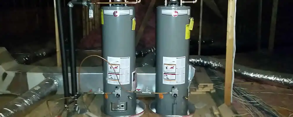 Tankless water heater installation for home hot water in Charlotte, NC